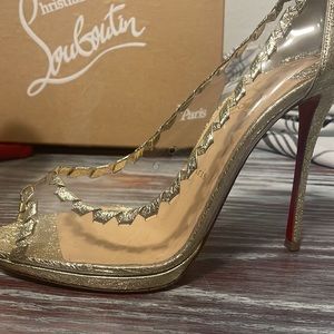 Brand new!!Christian louboutin hargaret 120 speccchio vintage heels